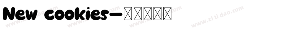 New cookies字体转换
